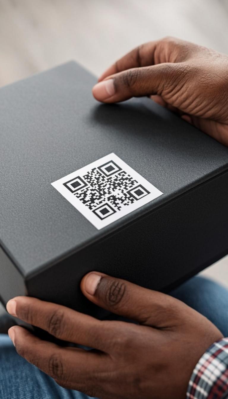 Recevez votre QR code - QRTags